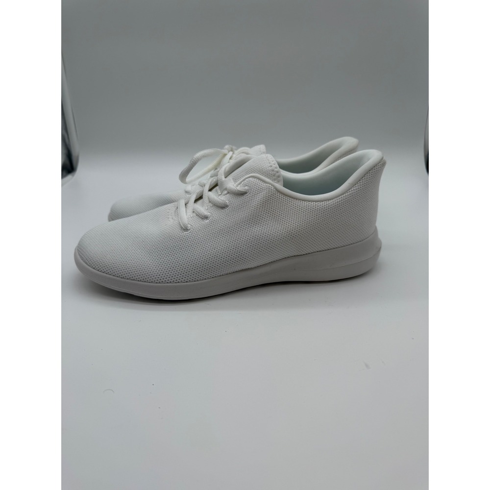 Rihero Womens White Mesh Walking Sneakers Low Top Athletic‎ Shoes Size 9.5